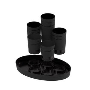 F109SSMML Premium Orchid Tube <b>Arrangement</b> Set Ideal for Halloween Events and Party <b>Table</b> Decor - Product Image 2