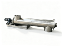 ZS 304/316 Rohrförmiger Kleiner Schneckenförderermotor für Mehl, Getreide, Kohlestaub, Vibrationsförderer 60W 110V 1 Jahr Garantie Neu