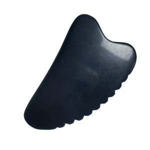 หินออบซิเดียนธรรมชาติแบบหยักสำหรับนวดบำบัด บรรเทาความตึงเครียด - Product Image 5