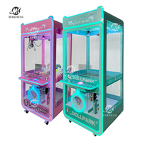 MAKER Offre Spéciale jouets en peluche griffe grue Machine usine fourniture métal monnayeur arcade jouet receveur prix cadeau poupée Machine