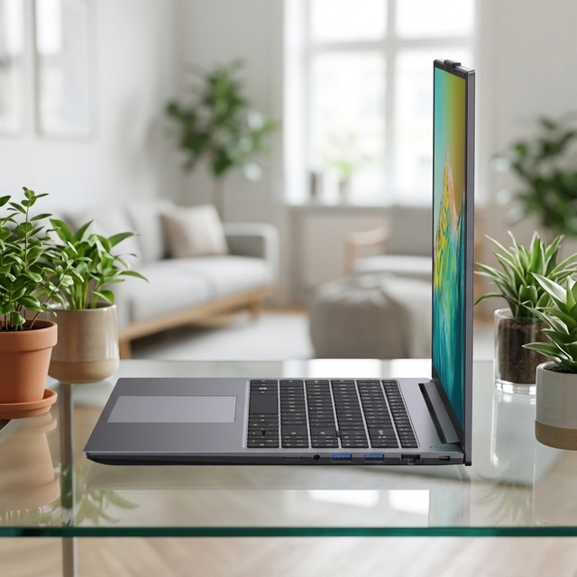 16'' Laptop AMD Ryzen 5 7430U 16GB RAM 512GB SSD Windows 11 Business Laptop WiFi 6 Full Function Type-C Aluminum Alloy Notebook