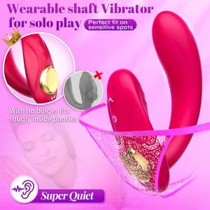 Vibromasseur anal double extrémité détachable et portable avec télécommande, jouets pour adultes pour femmes lesbiennes - Product Image 5