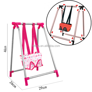 Chaise à bascule pliable Lucky Toys <span class=keywords><strong>pour</strong></span> filles, accessoires de maison de poupée DIY avec tapis, chaise à bascule, <span class=keywords><strong>lit</strong></span> - Product Image 2