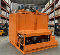 Chaudière de marquage routier thermoplastique à double cylindre hydraulique 1T*2 pour préréchauffeur de colle thermofusible