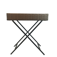 YIlin 5-laags rotan mandenstel displayrek met poedercoating, ISO9001 gecertificeerd, op maat gemaakt voor supermarkten