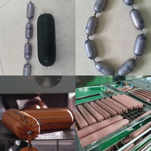 Automatic Sausage Making <b>Machine</b> Great Wall Shape Clip Double Clipper Sausage Clipping <b>Machine</b> Ham Sausage <b>Sealing</b> Machinery - Product Image 2