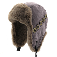 Chapeau d'hiver pour l'extérieur, ski, snowboard, randonnée, avec protège-oreilles, style Ushanka, chapeau de trappeur, chapeau d'aviateur, pour temps froid