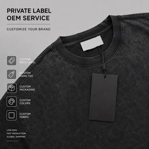 Übergroßes T-Shirt mit Fallschulter in Anthrazit-Schwarz, Acid-Wash-Effekt, Vintage-Totenkopf-Druck, Locker Geschnittenes Streetwear-T-Shirt - Product Image 4