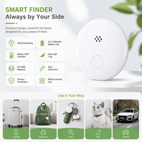 Traceur GPS Portable Mondial pour Animaux de Compagnie, Mini Dispositif Anti-Perte pour Chiens et Chats, Localisateur Intelligent à Double Système avec Trou pour Lanière