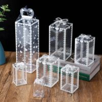 Boîte à bonbons transparente en PVC PET imprimé de qualité alimentaire pour enfants, cadeaux de mariage, emballage de jouets