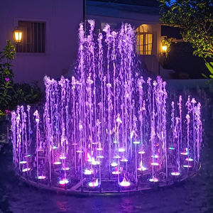 Su gösterisi özel Program kontrollü açık bahçe yuvarlak şekil Modern dans müzik su çeşmesi - Product Image 4