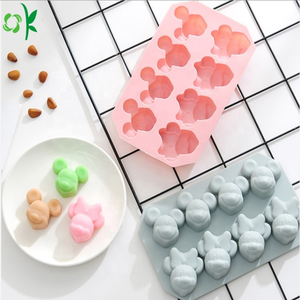 OKSILICONE, herramientas divertidas y bonitas para hornear, antiadherentes, reutilizables para hacer gelatina, caramelos <span class=keywords><strong>de</strong></span> goma, moldes <span class=keywords><strong>de</strong></span> silicona para pasteles - Product Image 3