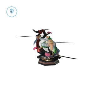 Pour une pièce Miniature modèle lumineux Figure Zoro le tigre samouraï Wano trois épées nouvel état jouet en plastique - Product Image 5