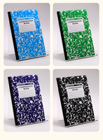 Carnet A5 Minimaliste en Papier Dowling Tendance Créative, Design Personnalisé à Motif Marbré, Dos Cousu ; Cahier Étudiant