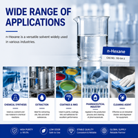 N-Hexane de pureté 99% CAS 110-54-3, solvant chimique de qualité industrielle, fabricant, fournisseur, exportateur en vrac