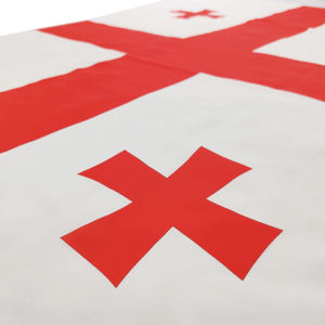 Bandera Nacional de Georgia de 3x5 pies, de poliéster, portátil, ecológica, duradera, personalizada para todos los países, con 2 ojales, al por mayor - Product Image 3