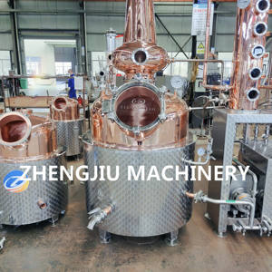 Équipement de distillerie de gin et de whisky ZJ de 400 litres, vente chaude, acheter un alambic pour la fabrication de moonshine, <span class=keywords><strong>prix</strong></span> - Product Image 2
