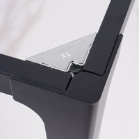 Base de table en acier robuste sur mesure, cadre métallique industriel pour table à manger, bureau, table basse et établi DIY