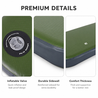 Matelas gonflable de camping pliable et imperméable en TPU premium avec logo personnalisé
