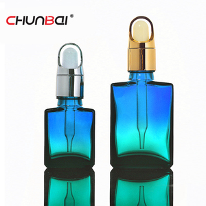 Sáng Tạo Gradient Hữu Cơ Mặt Huyết Thanh Nhãn Hiệu Riêng Glass Quảng Trường Hổ Phách Chai Tinh Dầu 15Ml Glass <span class=keywords><strong>Dropper</strong></span> Chai - Product Image 3