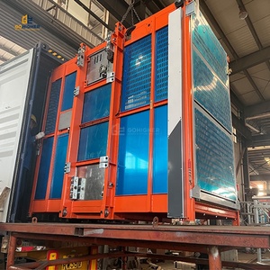 Nuevo Elevador Industrial de Doble Cabina SC200/200 para Construcción, Montacargas de Pasajeros GJJ con Sistema de Piñón y Riel para Proyectos de Edificios de Gran Altura - Product Image 5