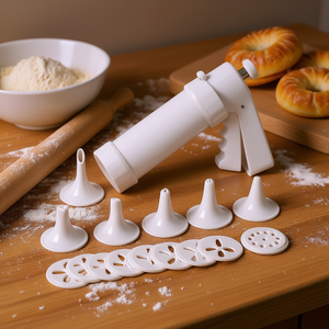 Pastry Press With 10 Shaping <b>Discs</b> And 6 Nozzles For Baking And Pastry - Product Image 3