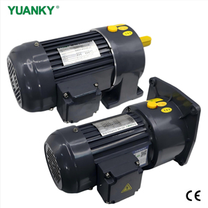 Moteur triphasé YUANKY <span class=keywords><strong>série</strong></span> CH/CV, 0,1 kW-7,5 kW, 1/8 CV-5 CV, arbre de 18 mm à 50 mm, moteur à engrenages - Product Image 1