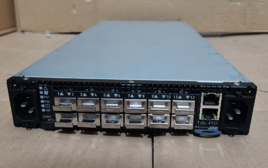 For Mellanox SX6012 12-Port FDR Non-Blocking InfiniBand Switch