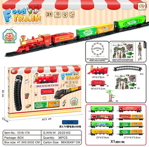Juguete De Tren Eléctrico Con Rieles – Metro Antiguo Con Luces Y Sonidos – Incluye 600 G De Vías – Diseño Dinámico – Pila AA (no Incluidas)