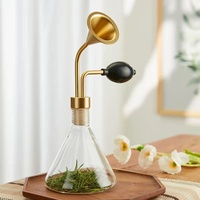 Pulvérisateur en cuivre pour parfum, huile essentielle, café, cosmétiques, flacons en verre, dispositif d'affichage olfactif pour parfums