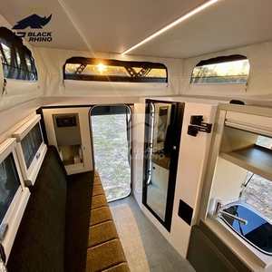 Remolque de caravana grande 4x4 Camper American Offroad con Arredamento Aluminio Rv 22ft Camper Wohnwagen Hybrid 6 Litera - Product Image 6