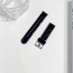 Tschick 20mm 22mm Jelly Sandwich Correa transparente TPU banda de repuesto para Samsung Galaxy Watch 42mm 46mm Active2 <span class=keywords><strong>Amazfit</strong></span> <span class=keywords><strong>GTS</strong></span> - Product Image 5