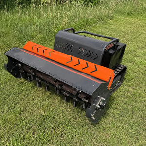 Tondeuse à fléaux agricole industrielle homologuée CE EPA pour pentes, robot intelligent à chenilles télécommandé - Product Image 1