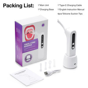 Removedor de Cálculos Amigdalinos Personalizado de Fábrica, 3 Velocidades, Succión Eléctrica con Estuche de Esterilización, Dispositivo Portátil de Cuidado Bucal para el Hogar - Product Image 3