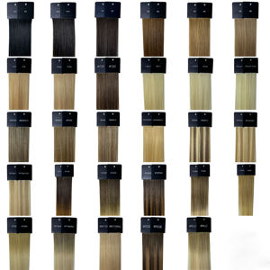 Extensions de cheveux brésiliens Remy I-Tips, double épaisseur, kératine, pointe plate, trame simple, vierges, pour fusion en gros - Product Image 5
