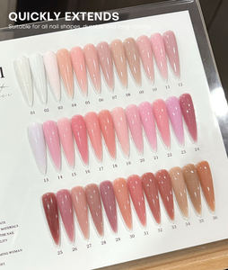 Gel UV Constructeur Pailleté Longue Durée 36 Couleurs Facile à Apprendre, Sans <span class=keywords><strong>HEMA</strong></span>, Sans TPO, Gel Dur, Logo Personnalisé pour Écoles de Manucure - Product Image 3