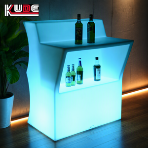 Bancone Bar LED Moderno di Alta Qualità, Bancone Cocktail Mobile Luminoso per Hotel - Product Image 2