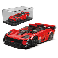 MOULD KING 27106 T.50s + Voiture de sport, jouets de puzzle à assembler, kits de briques, modèle MOC, boîte de présentation, ensembles de blocs de construction, cadeau de Noël