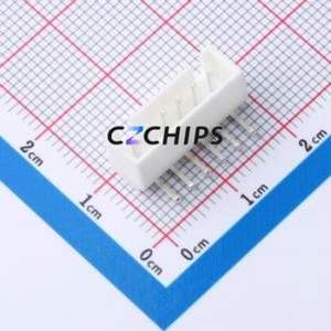 HC-XHB-6AW-TW Wire-to-Board Pin Header Bent Lead Through Hole,P=2.5mm Connector 1x6P 2.5mm Right Angle Insert XHB - Product Image 1