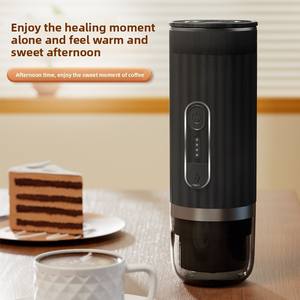 Molinillo <span class=keywords><strong>de</strong></span> café moderno <span class=keywords><strong>de</strong></span> acero inoxidable portátil ecológico, cápsula <span class=keywords><strong>de</strong></span> extracción <span class=keywords><strong>de</strong></span> polvo completamente automática, uso doméstico al aire libre cuadrado - Product Image 1