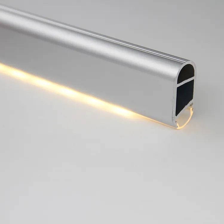 Vst U Vorm Kast Led Aluminium Profiel Bar Lineaire Kledingkast Opknoping Kleding Buis Led Kast Meubels Led Licht