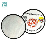 Parche Bordado en 3D con Forma Personalizada, Precio Competitivo, Lona Tejida Ecológica y Duradera, Color Personalizado, Parche Cosido para Ropa