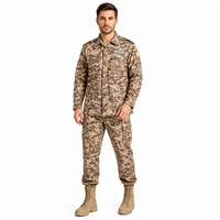 Ensemble uniforme tactique DBU camouflage numérique désertique ACU unisexe en polyester et coton indéchirable, durable, multi-poches, détectable par les systèmes de détection par aiguille