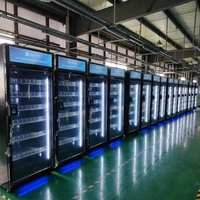 Máquina Expendedora Inteligente Grabot CE FCC con IA, Cámaras con IA, Sistema de Pago, Capacidad de 21.7 Pies Cúbicos, Monitoreo Remoto