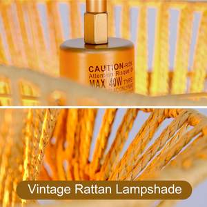 YULIN JIAFU Lámpara colgante Granja Accesorio de iluminación colgante para cabaña Cocina Isla Comedor Dormitorio Vestíbulo Pasillo - Product Image 2