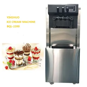 Yinshuo 220Voltage 50Hz Hot Selling Factory Hoge Kwaliteit Ijs Roll Machine Commerciële Ijs Makers