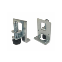 Pieds de meuble réglables noirs OEM pour armoires de cuisine, pieds de protection en plastique et métal pour meubles, réglage de la hauteur