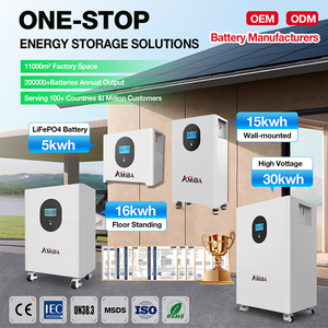 แบตเตอรี่ติดผนัง 15kWh 300Ah 51.2V ระบบกักเก็บพลังงานสำหรับบ้าน สำหรับสำรองพลังงานแสงอาทิตย์ - Product Image 4