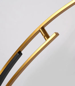 JYLIGHTING 金色和黑色金属布艺弧形落地灯 CE 认证豪华现代照明，适合客厅、酒店、华丽装饰 - Product Image 3