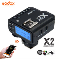 Déclencheur Flash Sans Fil Godox X2T 2.4G TTL X2T-C X2T-N X2T-S Émetteur HSS Récepteur X1 pour Canon Nikon Sony Fuji Olympus Pentax